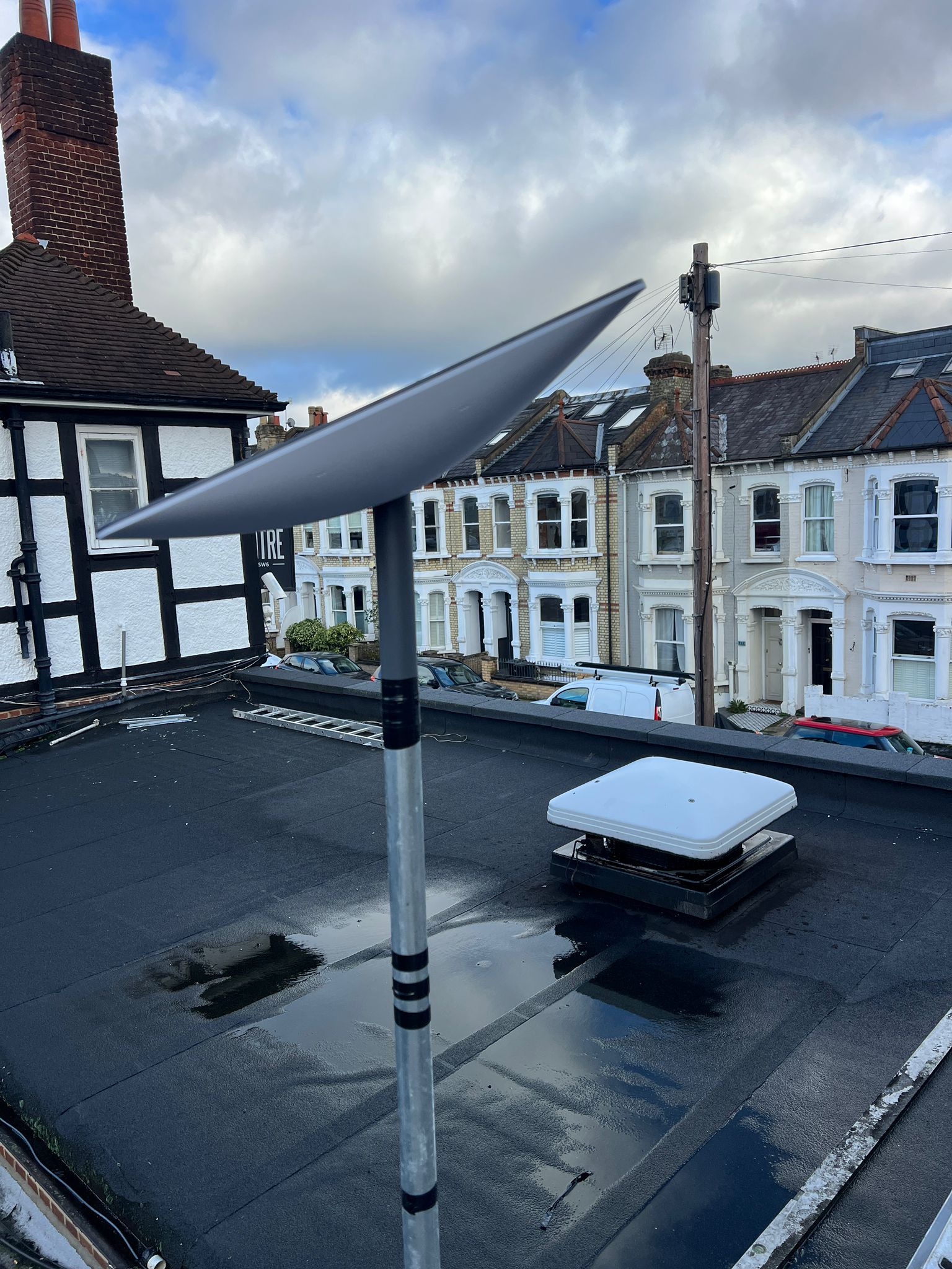 Starlink installation in Fulham